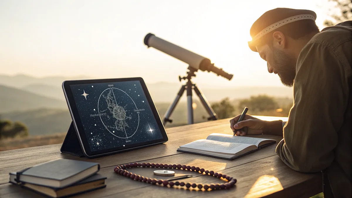 Méthodes pour Ramadan 2026 : calcul astronomique vs observation du croissant.