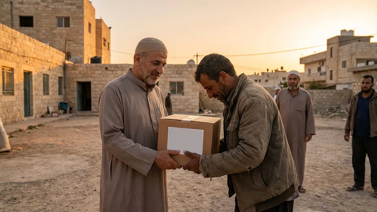 Distribution de nourriture pour la Zakat al Fitr 2026