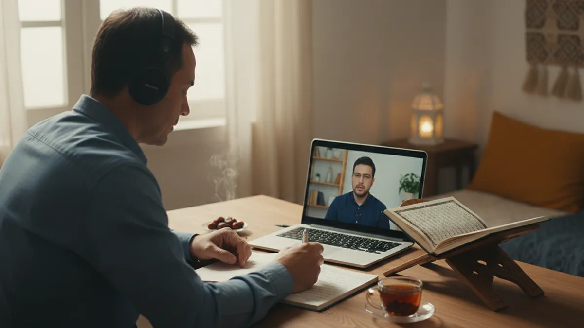 Cours Talqeeny : progresser en lecture et récitation du Coran pendant Ramadan.