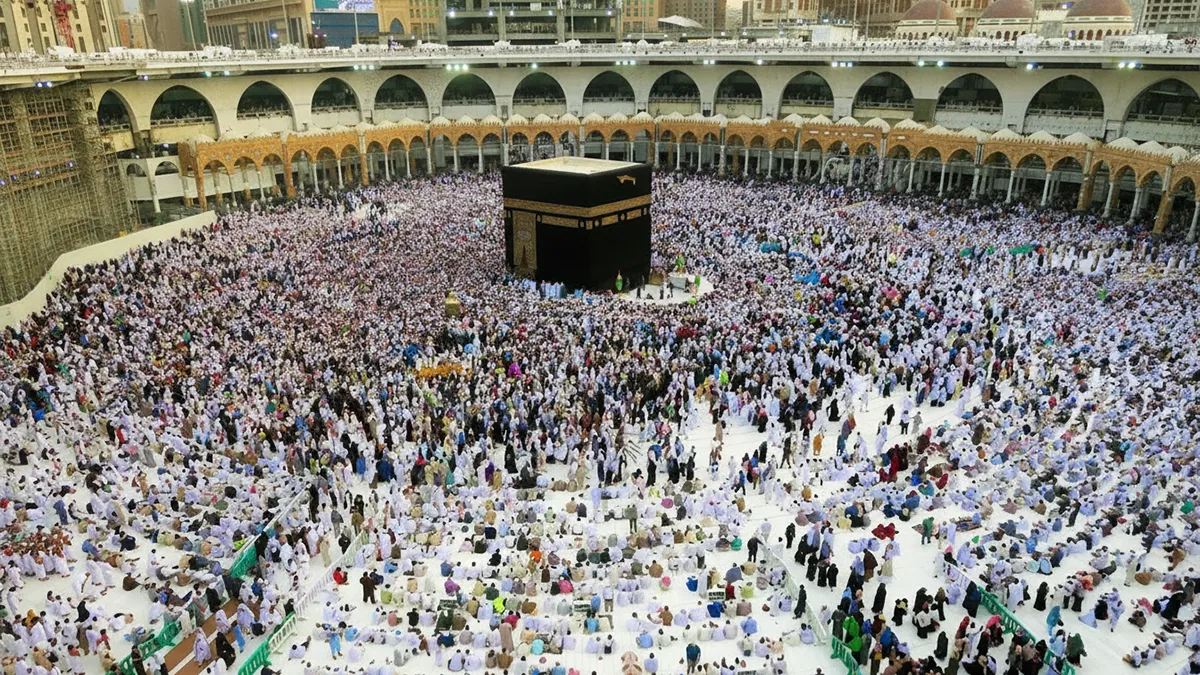 Hommes en habit d'Ihram