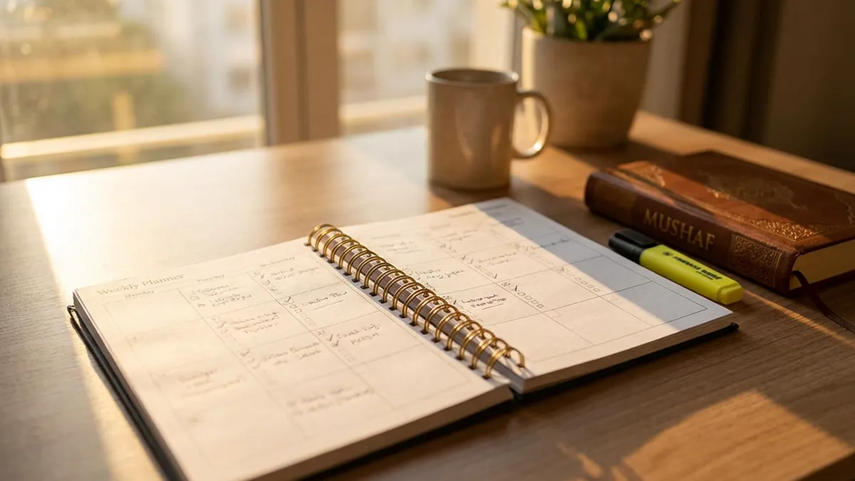 Plan simple sur 2 à 4 semaines pour relancer la mémorisation du Coran.