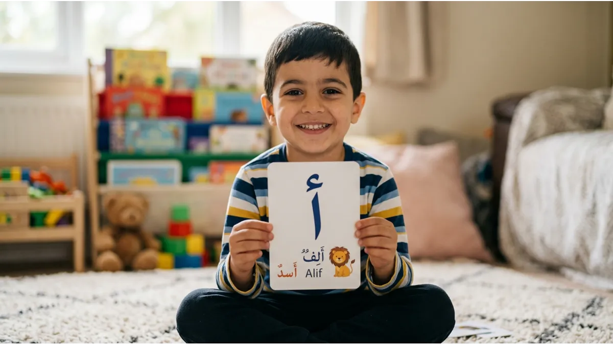 Adapter la routine d'arabe pour enfant à la maison selon l'âge avec des jeux éducatifs.