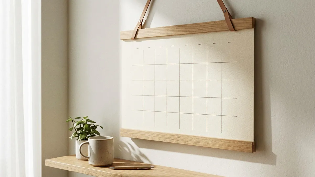 Calendrier avec des annotations pour les rappels islamiques