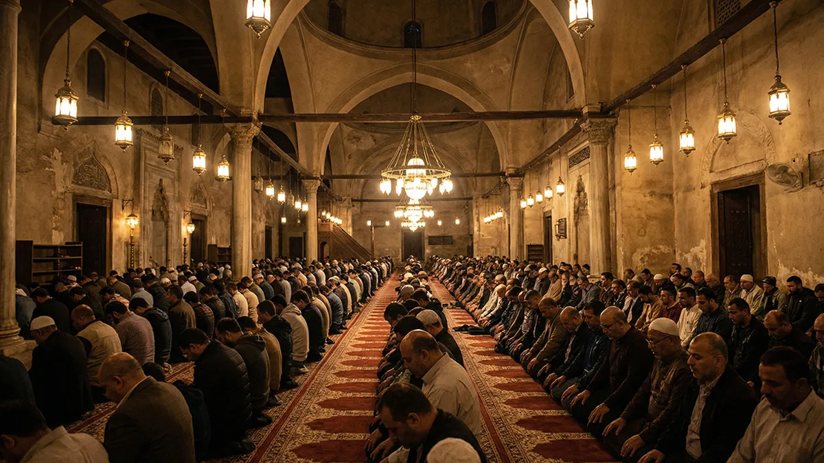 Prière de tarawih à la mosquée pendant Ramadan (guide)