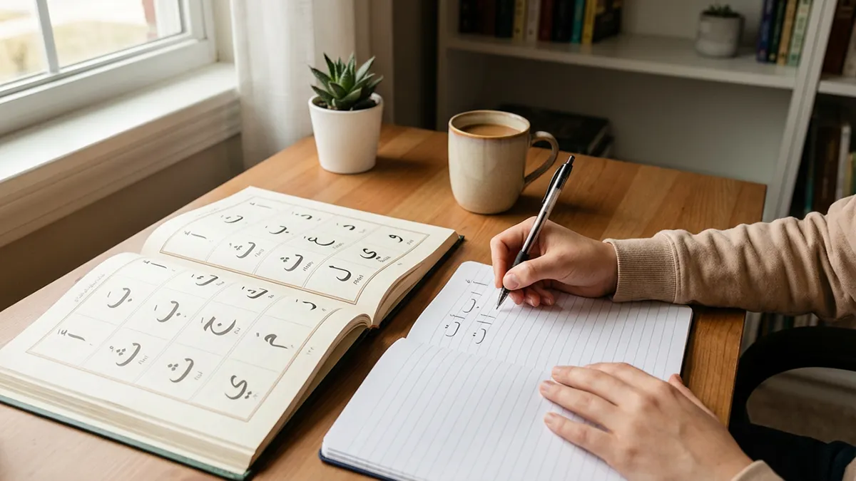 Apprendre l’alphabet arabe Alif Ba Ta pour débutant